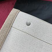 YSL | Rive Gauche Tote Bag White Linen - 499290 - 48 × 36 × 16 cm - 2