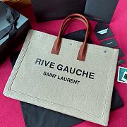 YSL | Rive Gauche Tote Bag Brown - 499290 - 48 × 36 × 16 cm - 1