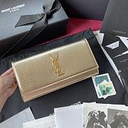 YSL | Kate Clutch Metal In Grain - 326079 - 27x12.5x5cm - 1