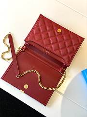 YSL | Becky Mini Red Chain Bag- 629426 - 25x17x7cm - 4