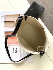 YSL | Rive Gauche Bucket Bag In Linen - 669299 - 22cm - 6