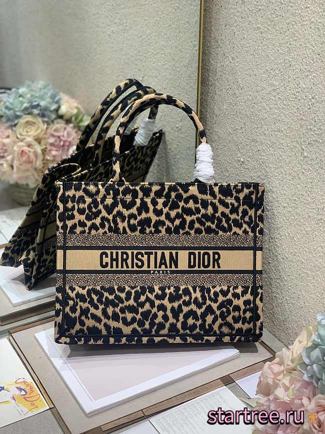 DIOR | Book Tote Beige Multicolor Mizza - M1286 - 36×28 cm - 1