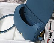 DIOR | Medium Bobby Bag in Grained Calfskin Blue - M9319 - 22 x 17 x 6 cm - 2
