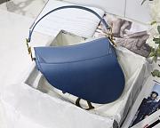 DIOR | Saddle Bag Indigo Blue - M0446C - 25.5 x 20 x 6.5 cm - 3