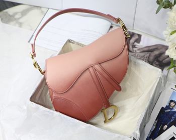 DIOR | Saddle Bag Pink Gradient - M0446C - 25.5 x 20 x 6.5 cm