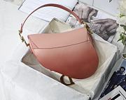 DIOR | Saddle Bag Pink Gradient - M0446C - 25.5 x 20 x 6.5 cm - 5