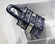 DIOR | Book Tote Blue Toile de Jouy Embroidery - S5475 - 23x17x7cm - 3