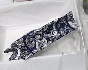 DIOR | Book Tote Blue Toile de Jouy Embroidery - S5475 - 23x17x7cm - 4