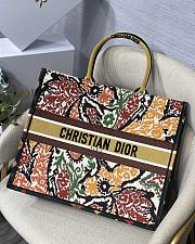 DIOR | Book Tote Yellow Multicolor Paisley - M1286 - 41.5x32cm - 1