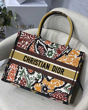 DIOR | Book Tote Yellow Multicolor Paisley - M1286 - 36.5x28cm