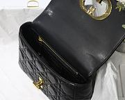 DIOR | Small Black Caro Bag - M9241 - 20 x 12 x 7 cm - 6