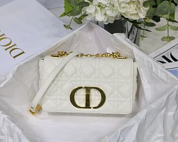 DIOR | Small White Caro Bag - M9241 - 20 x 12 x 7 cm