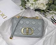 DIOR | Small Gray Caro Bag - M9241 - 20 x 12 x 7 cm - 1