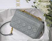 DIOR | Small Gray Caro Bag - M9241 - 20 x 12 x 7 cm - 5