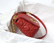 DIOR | Small Red Caro Bag - M9241 - 20 x 12 x 7 cm - 5