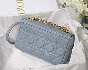 DIOR | Small Blue Caro Bag - M9241 - 20 x 12 x 7 cm - 6