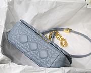 DIOR | Small Blue Caro Bag - M9241 - 20 x 12 x 7 cm - 4