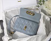 DIOR | Small Blue Caro Bag - M9241 - 20 x 12 x 7 cm - 3