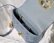 DIOR | Small Blue Caro Bag - M9241 - 20 x 12 x 7 cm - 2