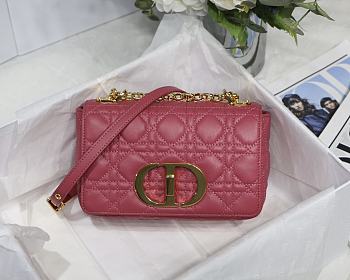 DIOR | Small Pink Caro Bag - M9241 - 20 x 12 x 7 cm