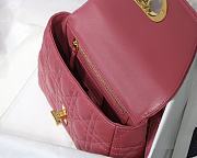 DIOR | Small Pink Caro Bag - M9241 - 20 x 12 x 7 cm - 5