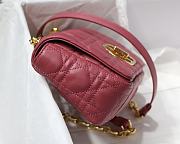 DIOR | Small Pink Caro Bag - M9241 - 20 x 12 x 7 cm - 4