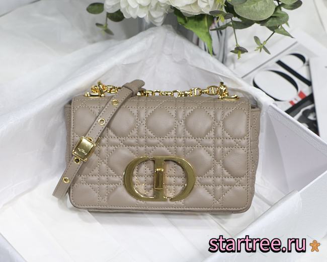 DIOR | Small Beige Caro Bag - M9241 - 20 x 12 x 7 cm - 1