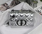 DIOR | Small Silver Caro Bag - M9242 - 20 x 12 x 7 cm - 1