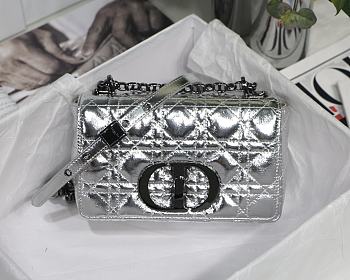 DIOR | Small Silver Caro Bag - M9242 - 20 x 12 x 7 cm