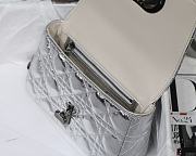 DIOR | Small Silver Caro Bag - M9242 - 20 x 12 x 7 cm - 5