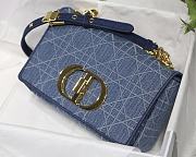 DIOR | Small Denim Blue Caro Bag - M9242 - 20 x 12 x 7 cm - 3