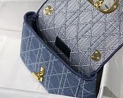 DIOR | Small Denim Blue Caro Bag - M9242 - 20 x 12 x 7 cm - 2