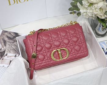 DIOR | Medium Caro Bag Pink - M9242 - 25.5 x 15.5 x 8 cm