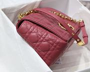 DIOR | Medium Caro Bag Pink - M9242 - 25.5 x 15.5 x 8 cm - 4