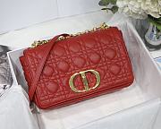 DIOR | Medium Caro Bag Red - M9242 - 25.5 x 15.5 x 8 cm - 1