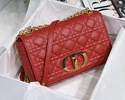 DIOR | Medium Caro Bag Red - M9242 - 25.5 x 15.5 x 8 cm - 6