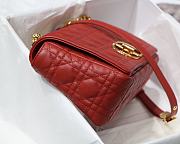 DIOR | Medium Caro Bag Red - M9242 - 25.5 x 15.5 x 8 cm - 4