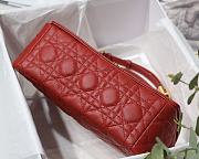 DIOR | Medium Caro Bag Red - M9242 - 25.5 x 15.5 x 8 cm - 3