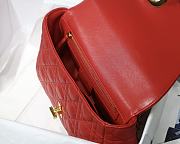 DIOR | Medium Caro Bag Red - M9242 - 25.5 x 15.5 x 8 cm - 2