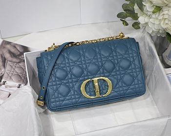 DIOR | Medium Caro Bag Blue Navy - M9242 - 25.5 x 15.5 x 8 cm