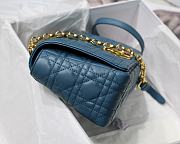 DIOR | Medium Caro Bag Blue Navy - M9242 - 25.5 x 15.5 x 8 cm - 6