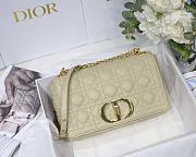 DIOR | Medium Caro Bag Beige - M9242 - 25.5 x 15.5 x 8 cm - 1