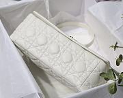 DIOR | Medium Caro Bag White - M9242 - 25.5 x 15.5 x 8 cm - 6