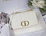 DIOR | Medium Caro Bag White - M9242 - 25.5 x 15.5 x 8 cm - 1