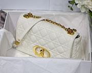 DIOR | Medium Caro Bag White - M9242 - 25.5 x 15.5 x 8 cm - 4