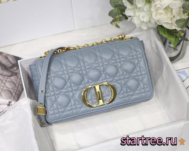 DIOR | Medium Caro Bag Blue - M9242 - 25.5 x 15.5 x 8 cm - 1