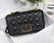 DIOR | Medium Caro Bag Black - M9242 - 25.5 x 15.5 x 8 cm - 3