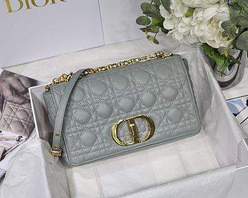 DIOR | Medium Caro Bag Gray - M9242 - 25.5 x 15.5 x 8 cm