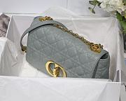 DIOR | Medium Caro Bag Gray - M9242 - 25.5 x 15.5 x 8 cm - 6