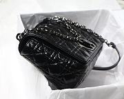 DIOR | Large Caro Bag Patent Black - M9243 - 28 cm x 17 cm x 9 cm - 3